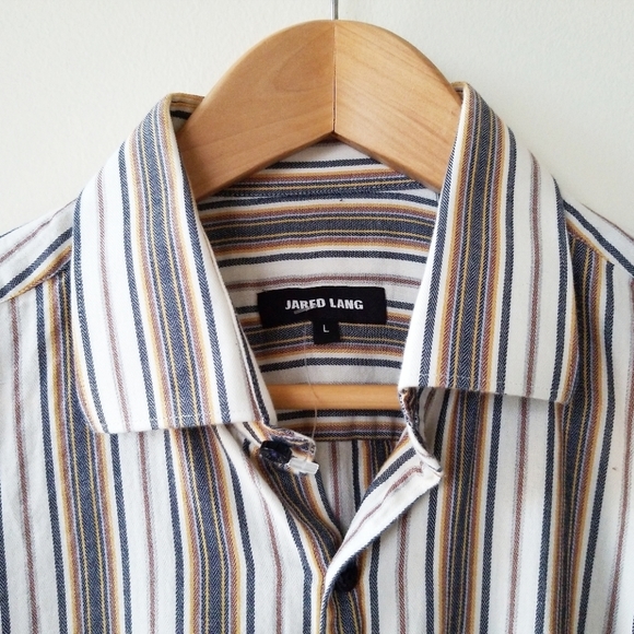 Jared Lang Other - Jared Lang Striped Button Down Long Sleeve Shirt